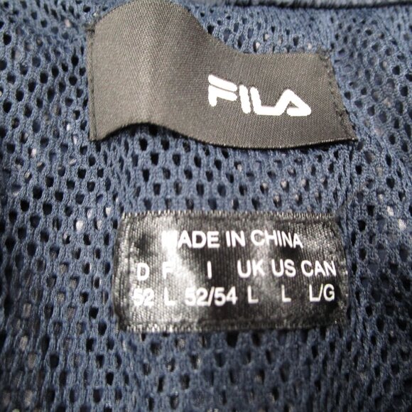 FILA Shorts Men Large Navy Blue Athletic Lined Lightweight Tennis Pickleball Gym - Picture 2 of 9